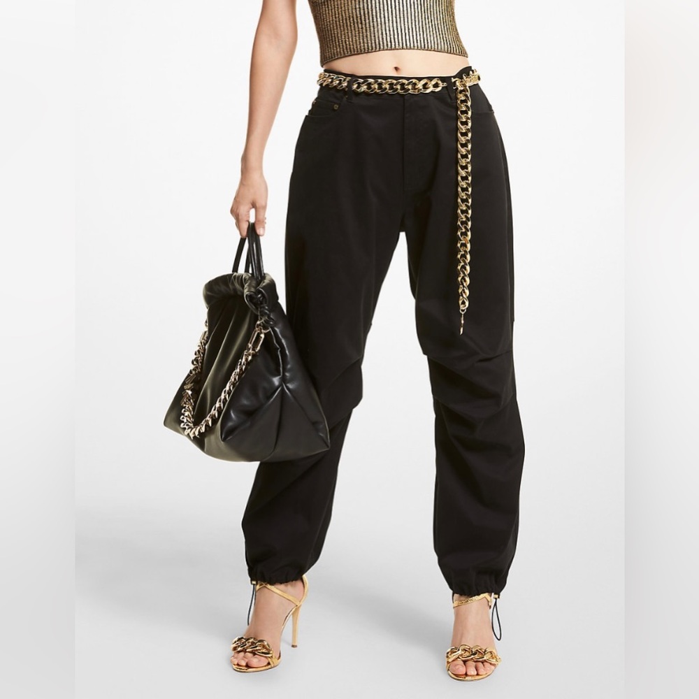 MICHAEL KORS wide-leg organic stretch cotton pants